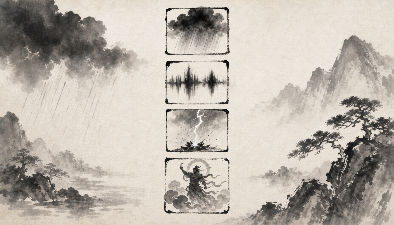 Common compounds using the kanji kaminari illustrating the thunder kanji in everyday Japanese