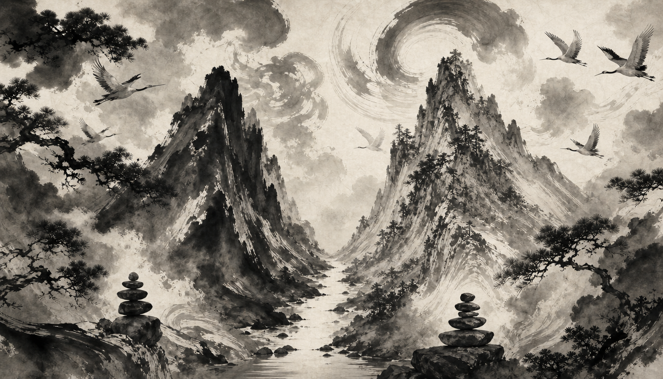 Twin mountains representing the truth kanji 真 versus 誠 comparison of makoto meaning